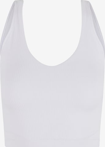 Bustieră Sutien sport de la Aim'n pe alb: față