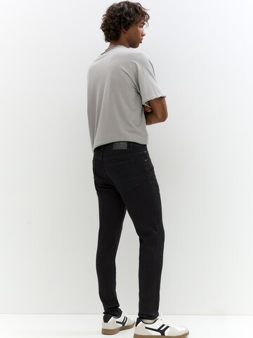 Slimfit Jeans de la Pull&Bear pe negru