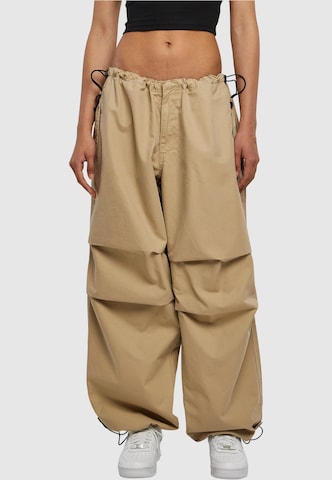 Urban Classics Loose fit Trousers in Beige: front