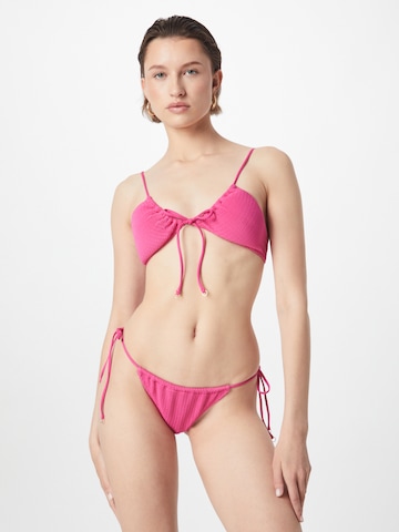 SeafollyTrokutasti Bikini gornji dio - roza boja