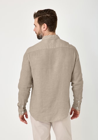 REDPOINT Regular Fit Hemd in Beige