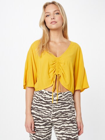 Gina Tricot - Blusa 'Misan' en amarillo: frente
