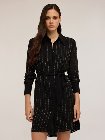 Robe MOTIVI en noir : devant