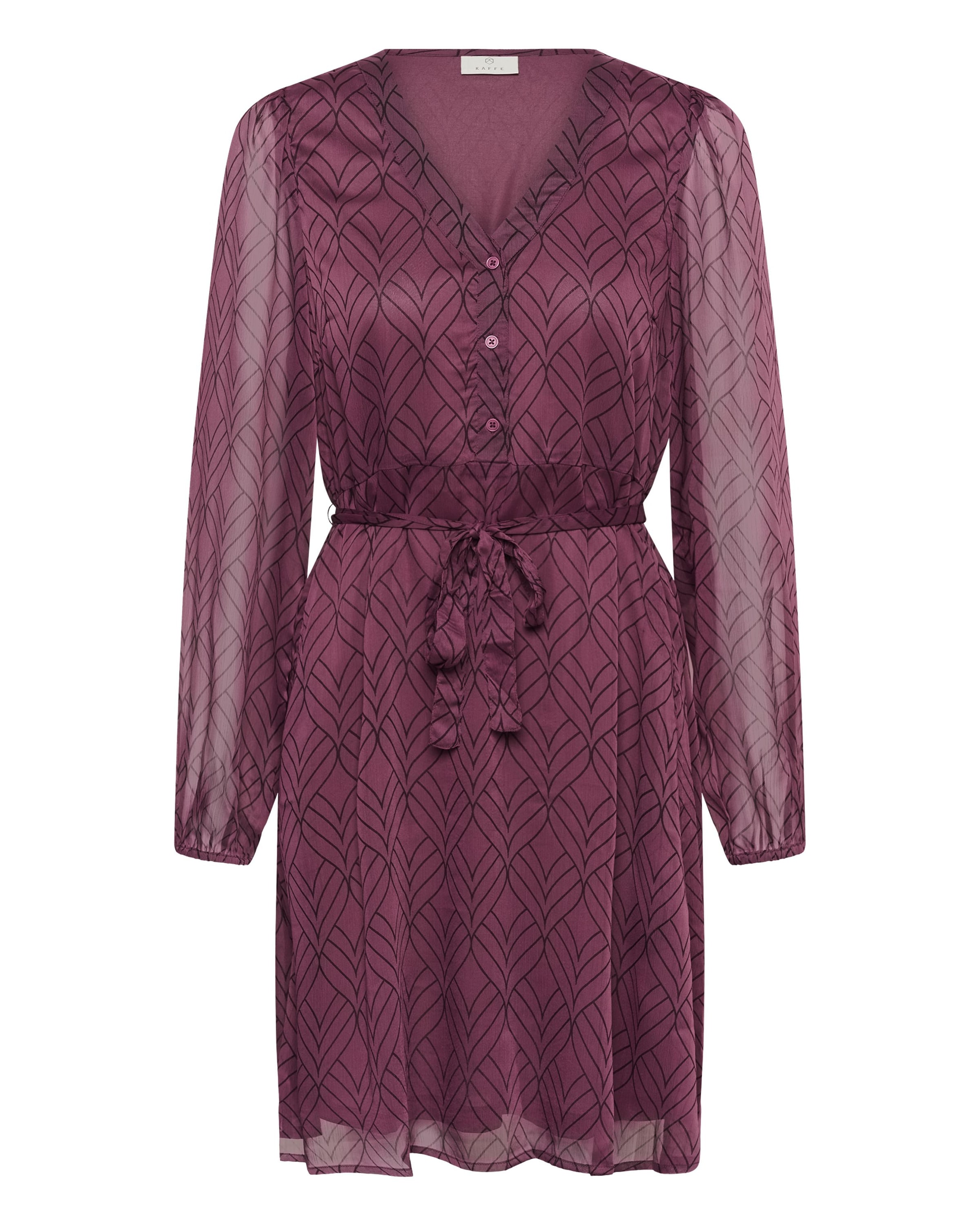 Kaffe Jurk 'KAdemi' in Lila: voorkant