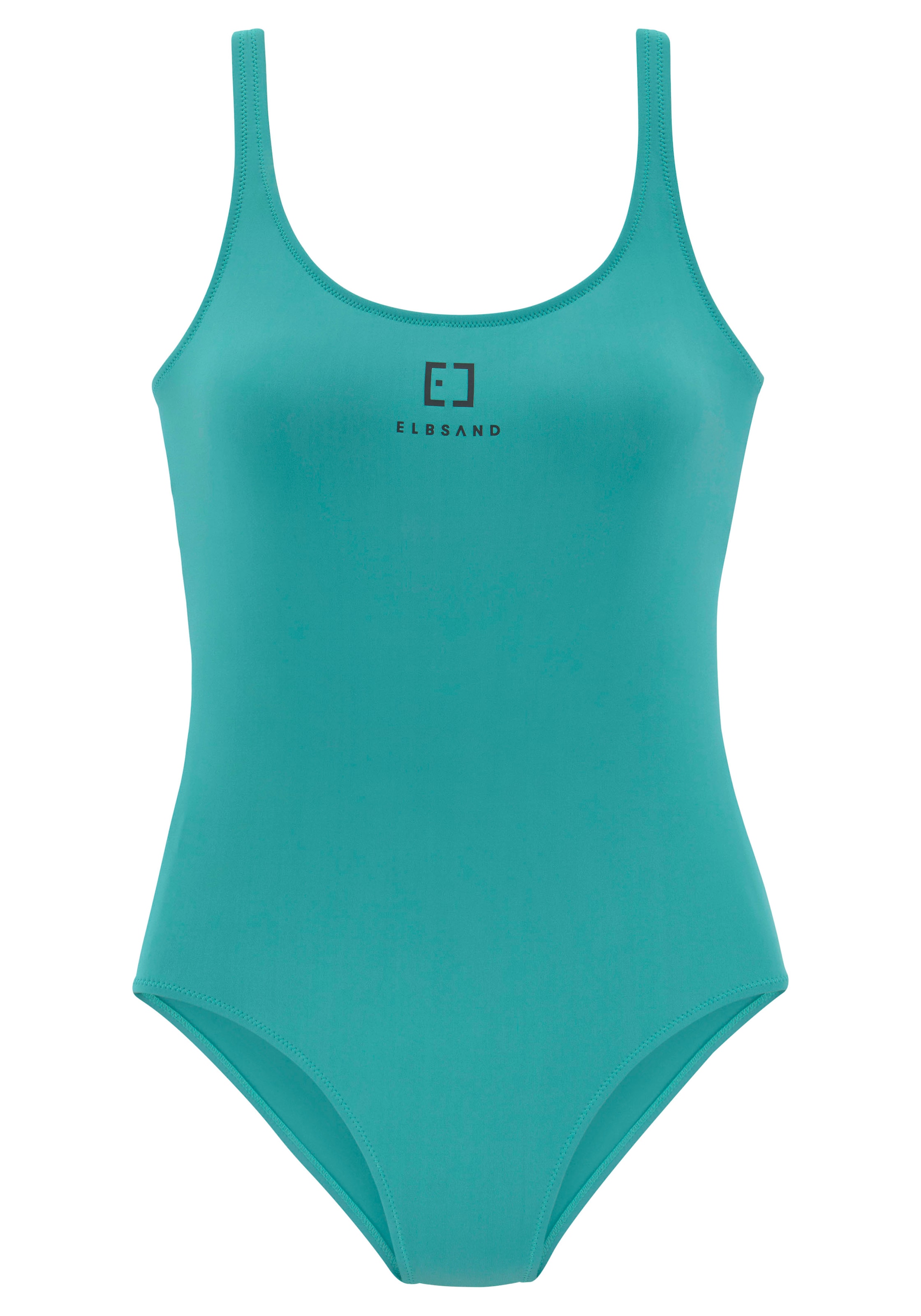 Elbsand - Bustier Traje de baño en verde: frente