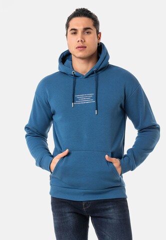 Redbridge Sweatshirt 'Dont Deserve' in Blauw: voorkant