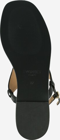 Twinset Flip-Flops 'CIABATTINA' i svart