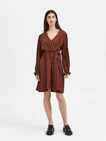 SELECTED FEMME Dress 'BIBI' in Brown