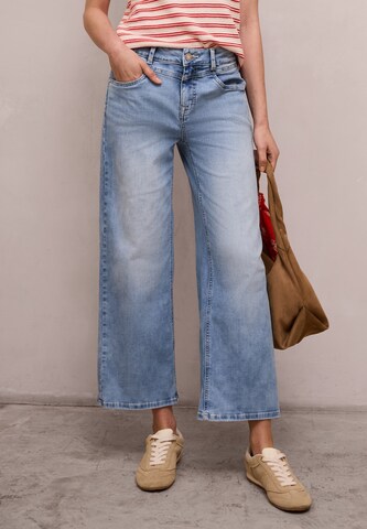Street One Studio Loosefit Jeans in Blau: Vorderseite