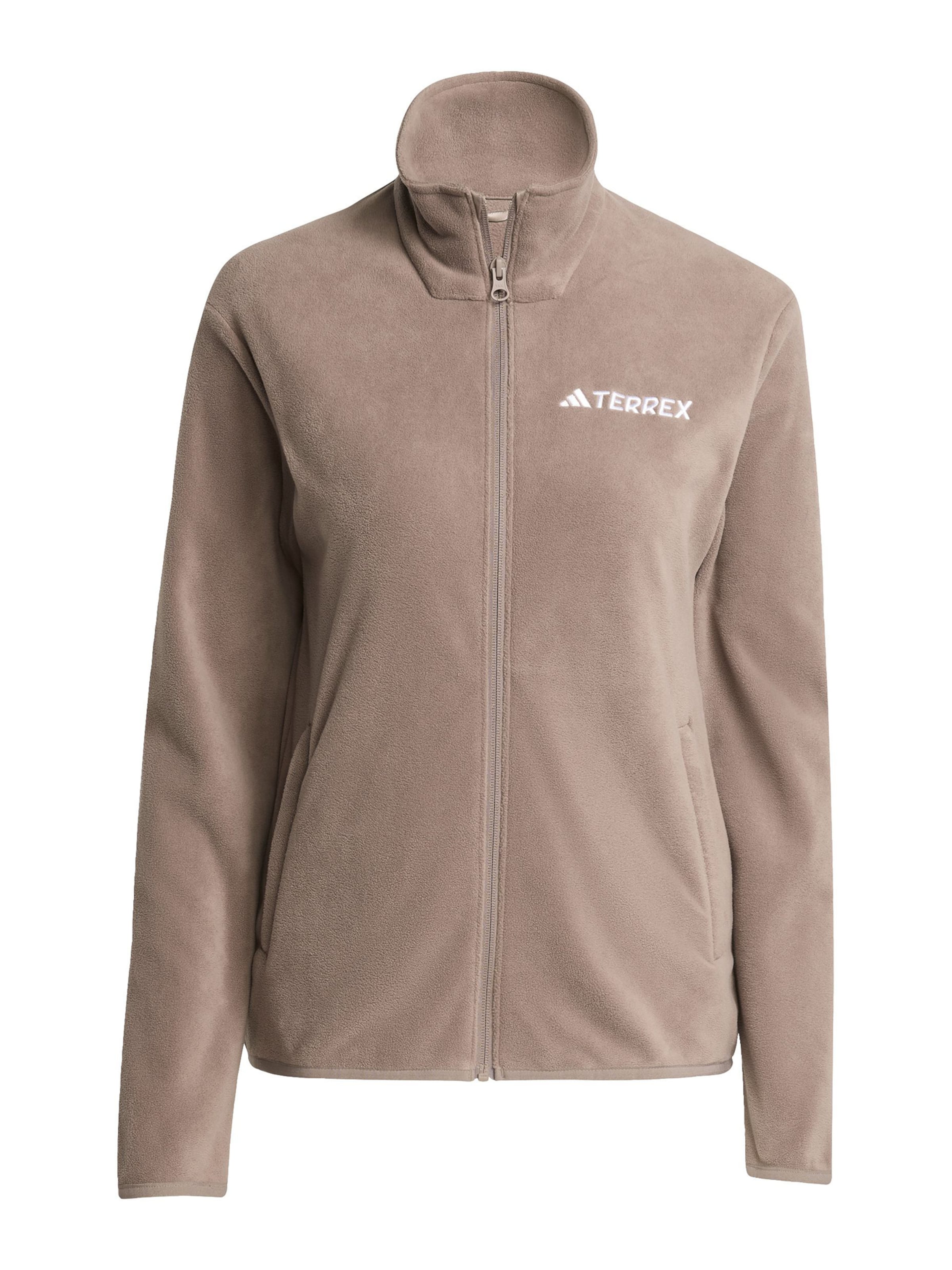 ADIDAS TERREX Funktsionaalne fliisjakk 'Multi Essentials', värv pruun: eest vaates