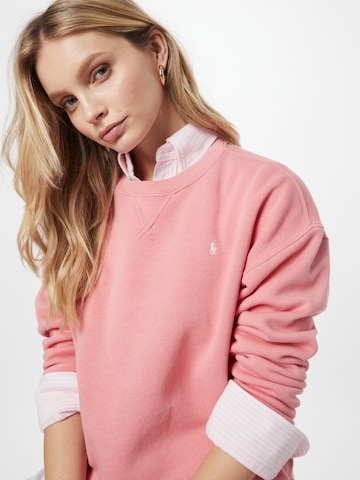 Bluză de molton de la Polo Ralph Lauren pe roz