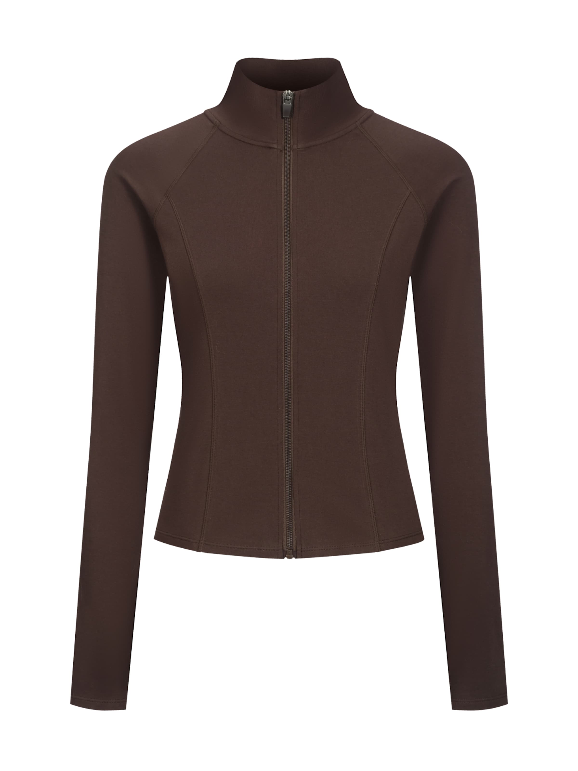 cfab (formerly creamy fabrics) Sweat jacket in Brown: front