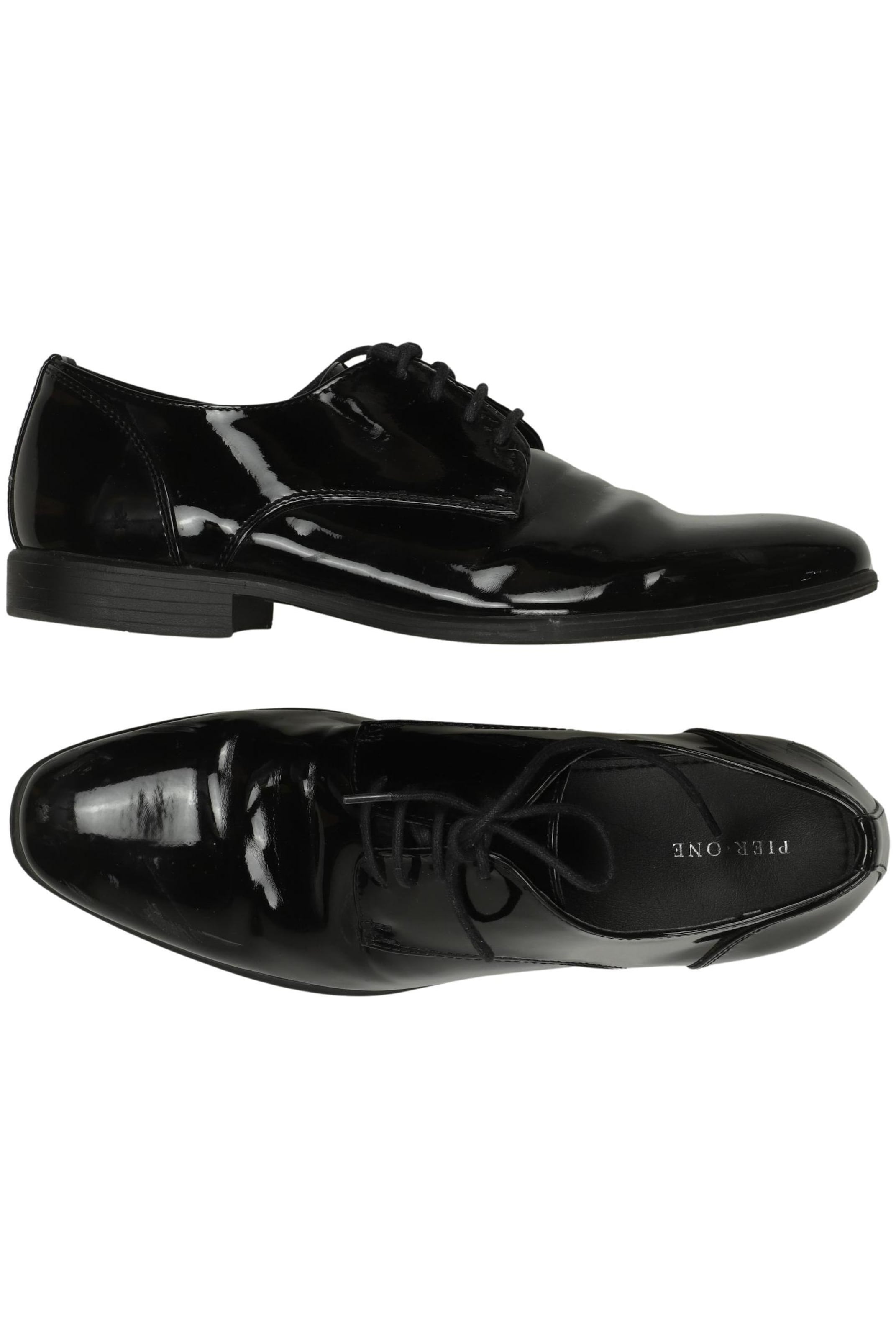 Pier One Halbschuh 42 in Schwarz: Vorderseite