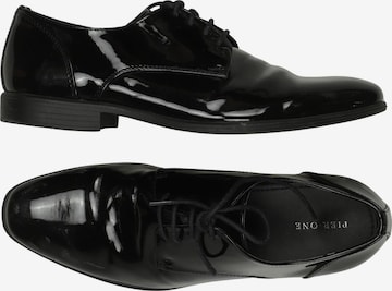 Pier One Halbschuh 42 in Schwarz: Vorderseite