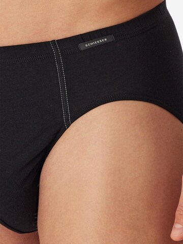 SCHIESSER Slip 'Cotton Essential' in Zwart