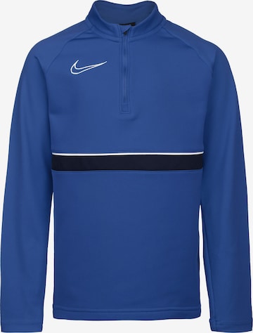 NIKE Sportief sweatshirt 'Academy' in Blauw: voorkant