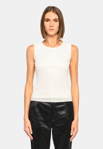 OW Collection Top in Weiß: Vorderseite