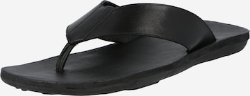 ABOUT YOU T-Bar Sandals 'Jayson' in Black: front