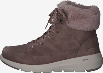 SKECHERS Lace-Up Ankle Boots '144178' in Beige