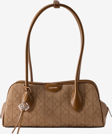 Calvin Klein Torba na ramię w kolorze zielony: przód