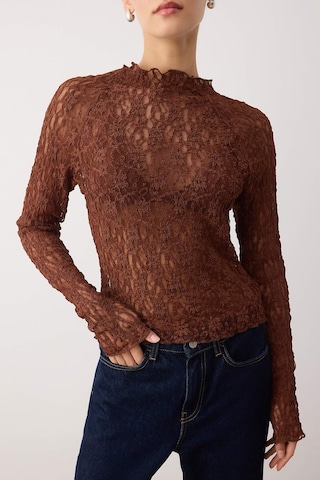 Trendyol Shirt in Brown