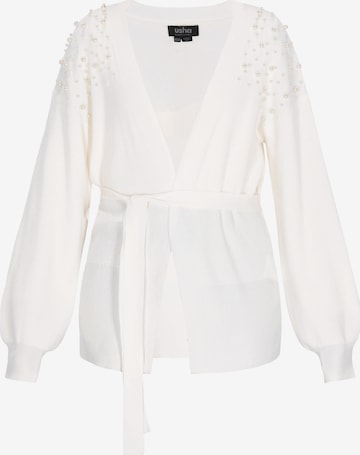 usha BLACK LABEL - Cárdigan en blanco: frente