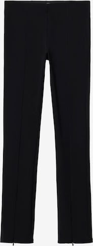 MANGO Flared Leggings 'ALEXEI' in Zwart: voorkant