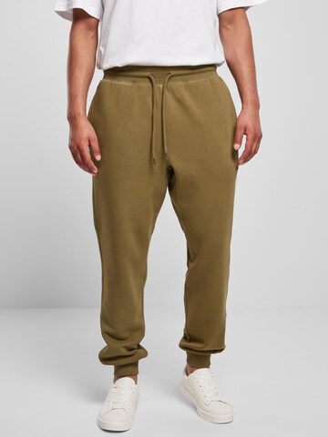 Effilé Pantalon Urban Classics en vert : devant