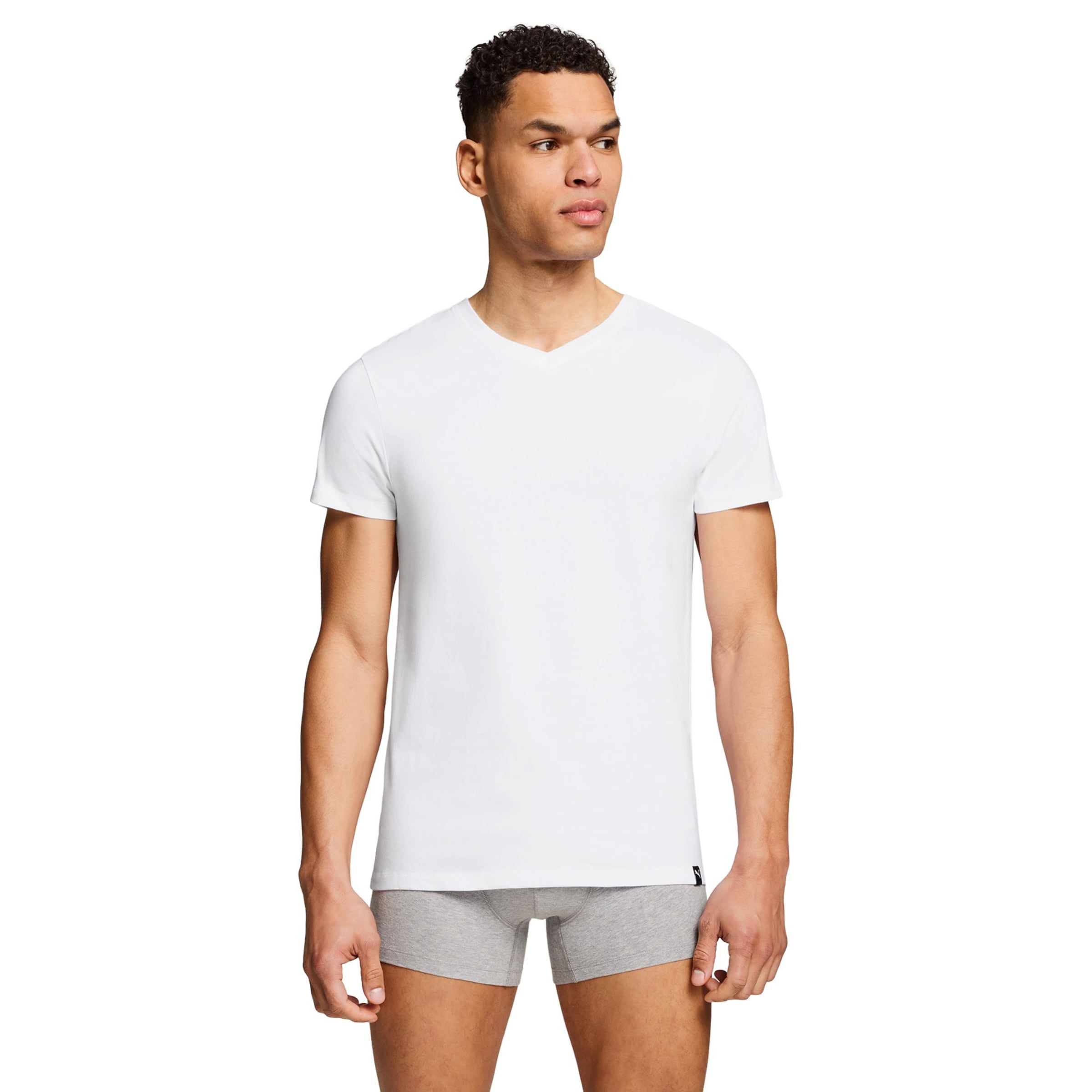 T-Shirt PUMA en blanc : devant