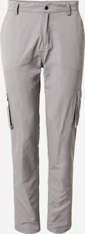 About You x Nils KueselTapered Hlače 'Iven' - siva boja: prednji dio