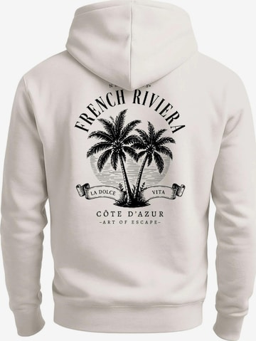 Neverless Sweatshirt 'French Riviera' in Beige: Vorderseite