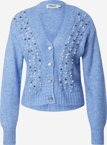 ONLY Knit cardigan 'MARIAN' in Blue: front