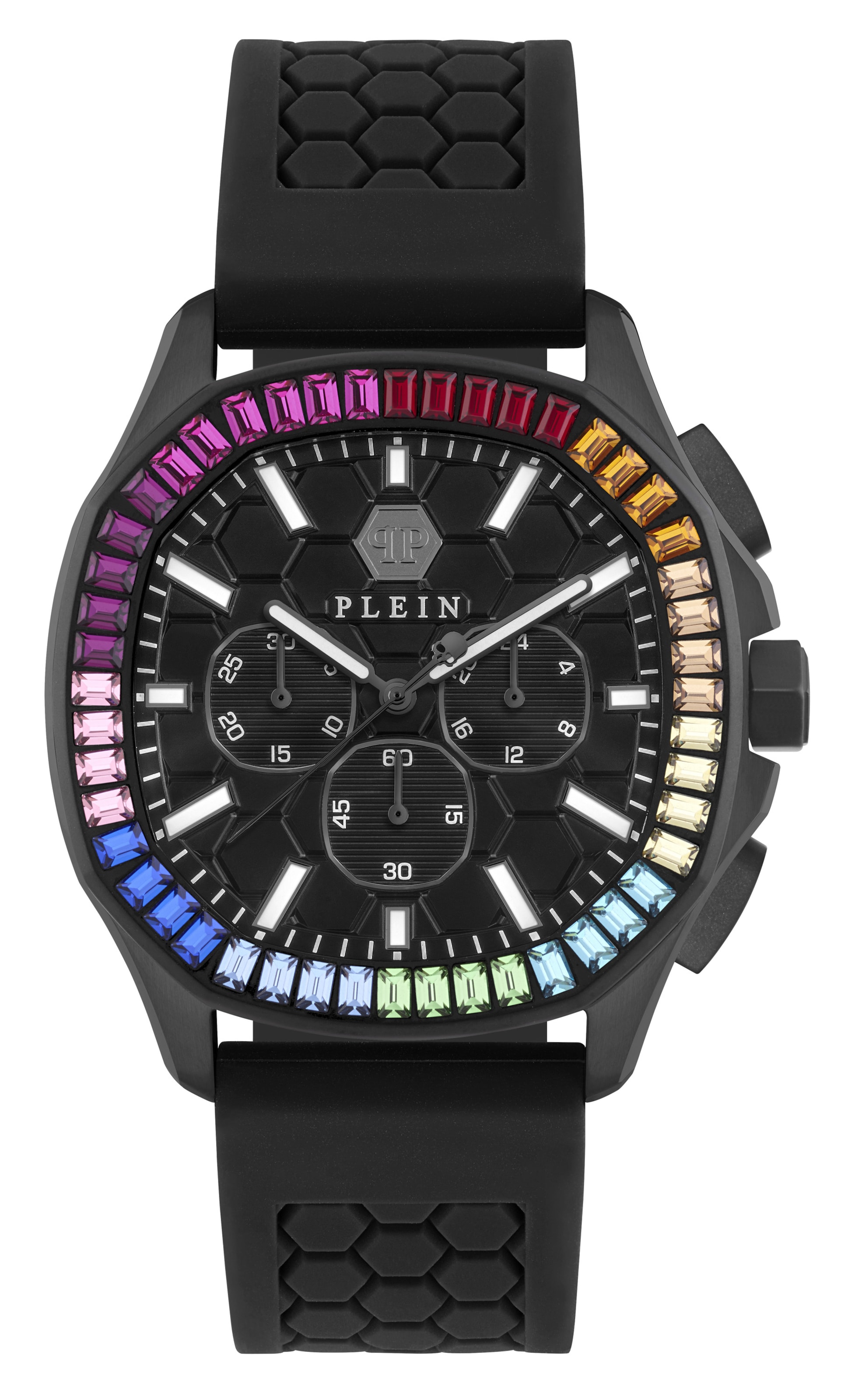 Montre à affichage analogique Philipp Plein Watches en noir : devant