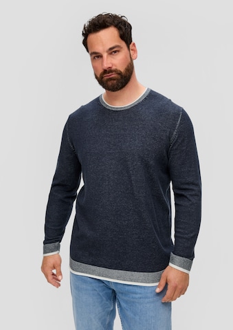 s.Oliver Sweater in Blue: front