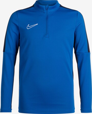 Sweat de sport 'Academy 23 Drill' NIKE en bleu : devant