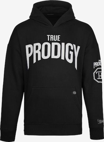 trueprodigy Sweatshirt 'Feith' in Zwart: voorkant