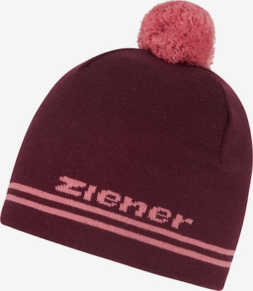 ZIENER Athletic Hat 'IMHAN' in Red: front