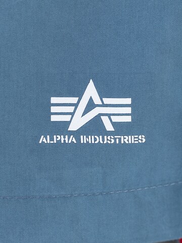 ALPHA INDUSTRIES Kratke kopalne hlače | modra barva