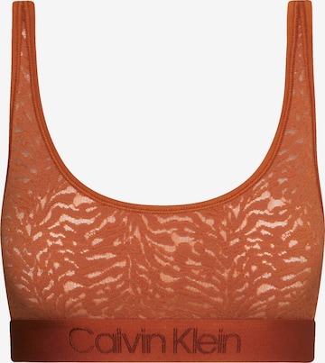 Calvin Klein Underwear Bra 'Intrinsic ' in Brown: front