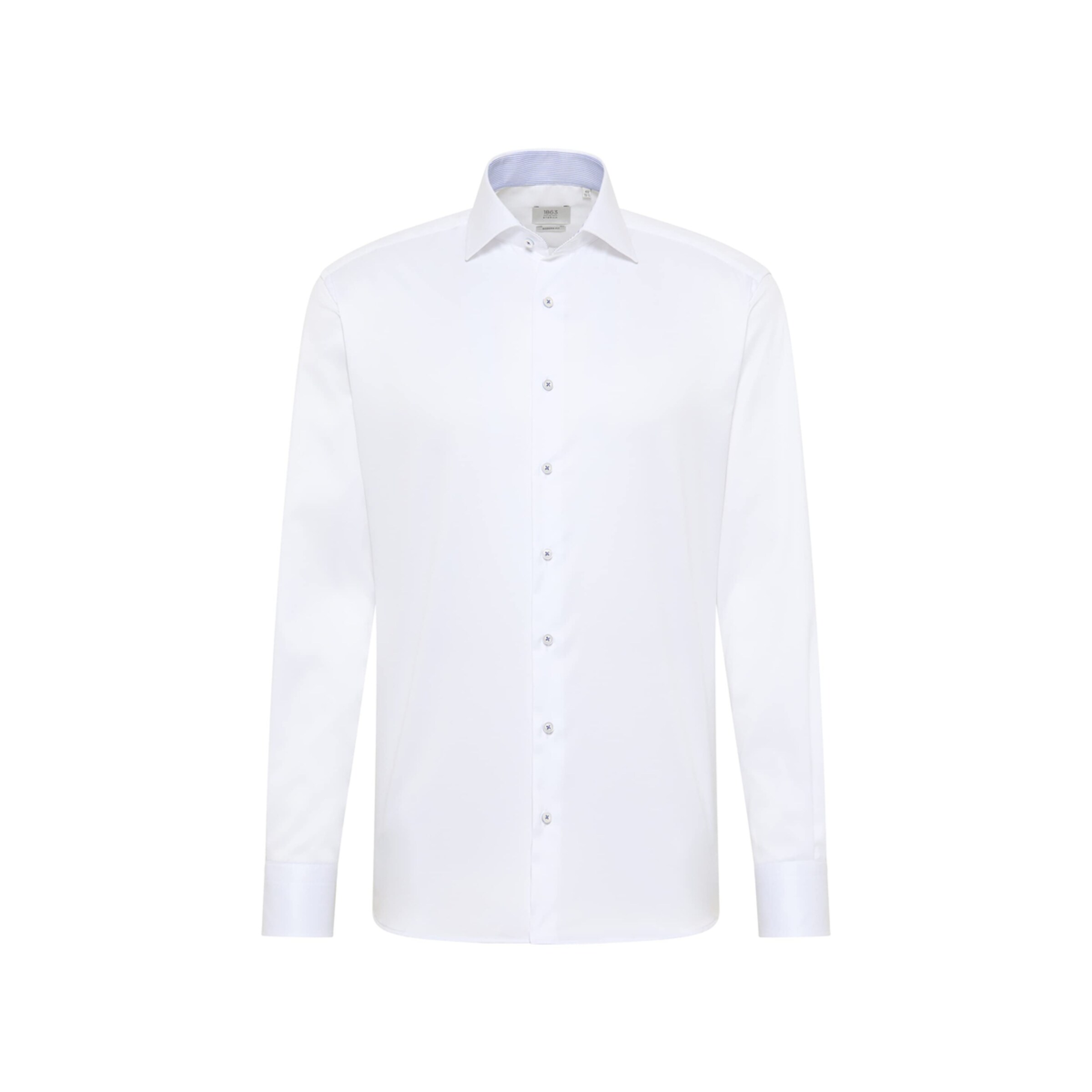 ETERNA Regular fit Zakelijk overhemd in Wit: voorkant