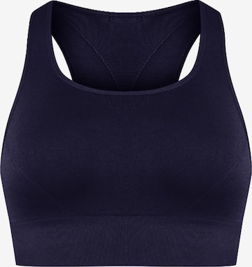 Smilodox Bustier Sport bh 'Amy' in Blauw: voorkant