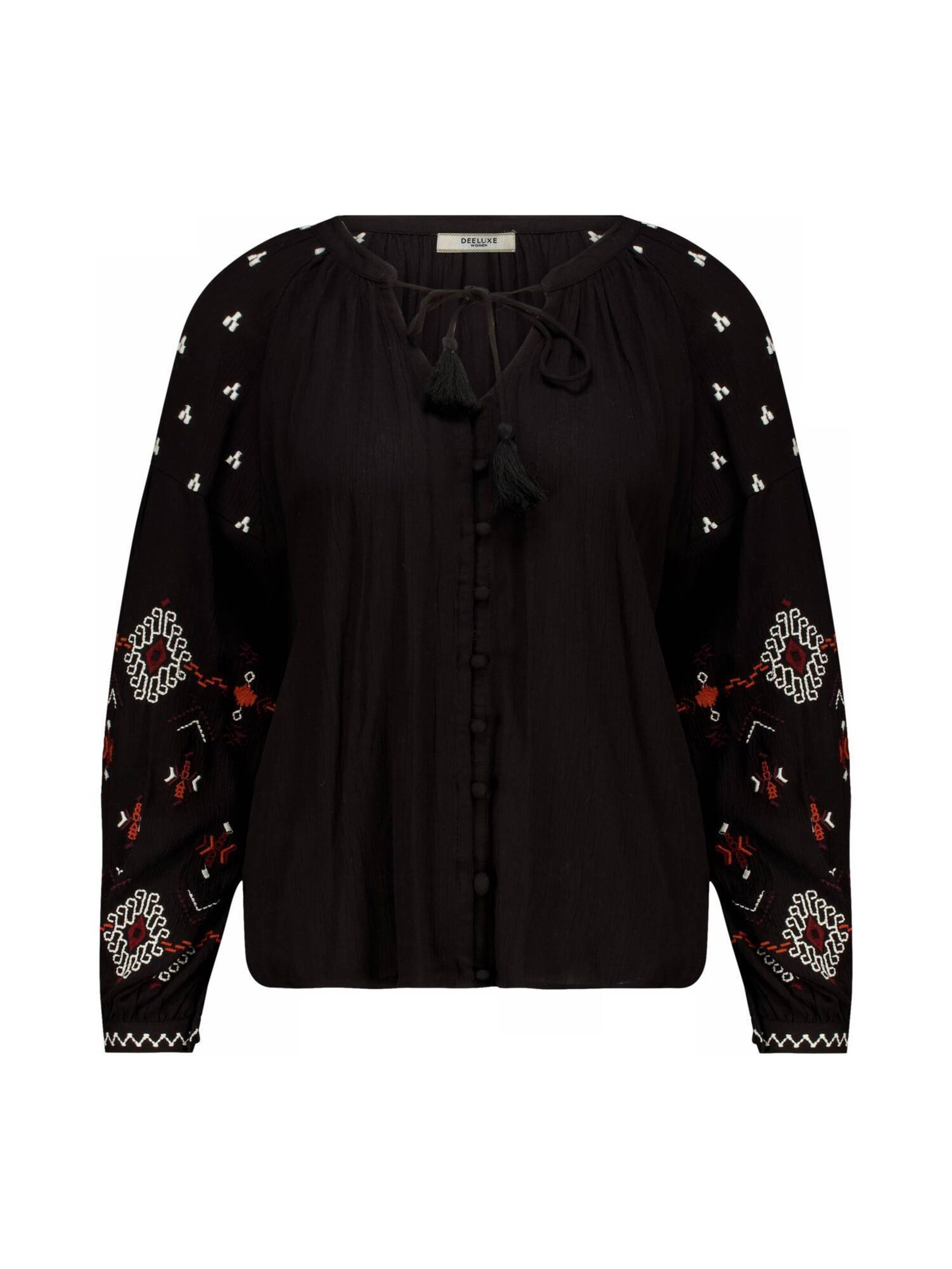 Chemisier 'Neskara' Deeluxe en noir : devant