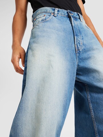 WEEKDAY Wide leg Jeans 'Astro' in Blauw