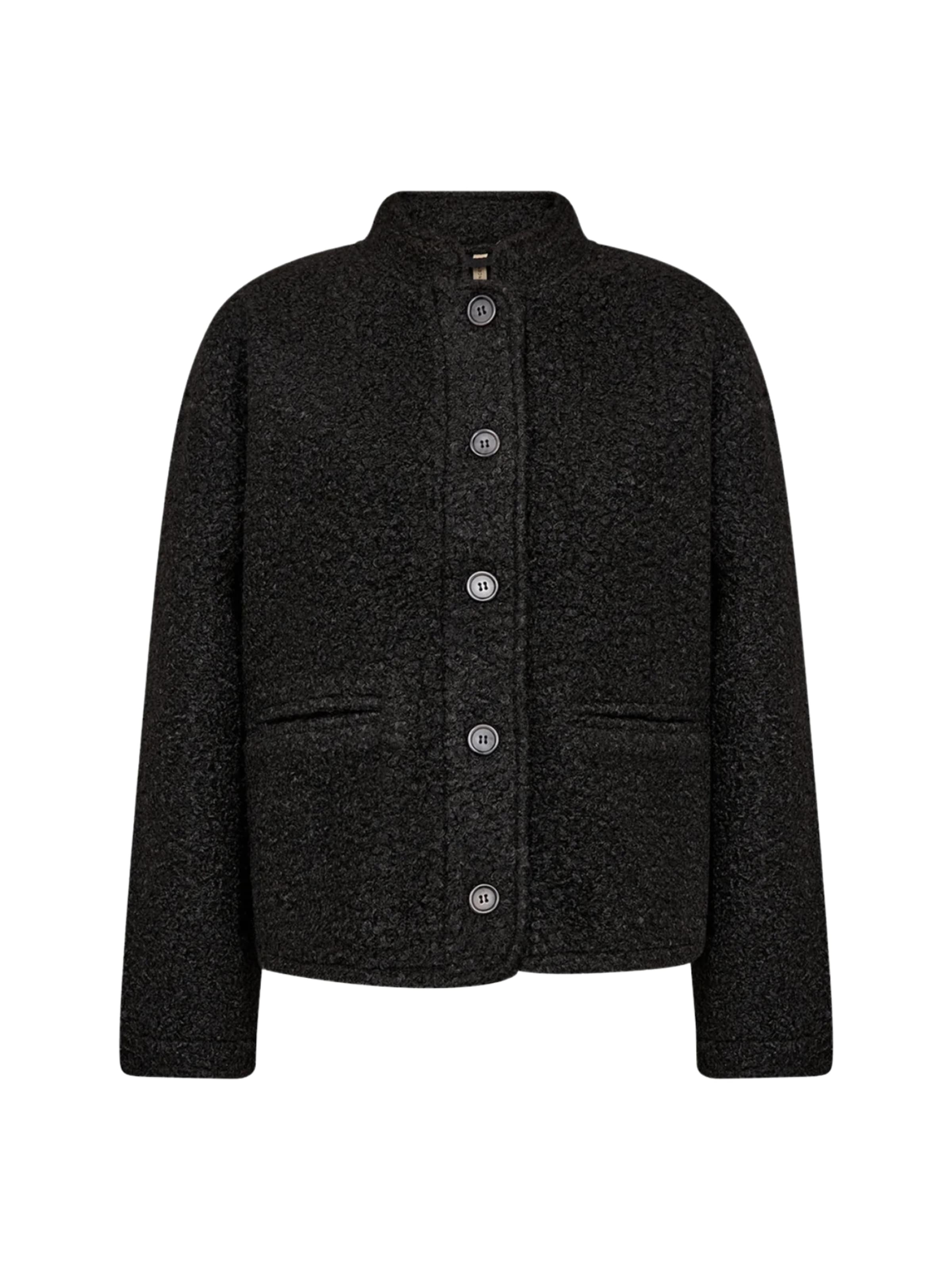 Soyaconcept Přechodná bunda 'Shaima' – černá: přední strana