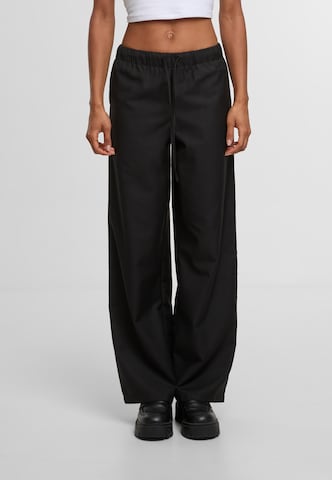 Urban Classics Zvonové kalhoty Kalhoty – černá: přední strana