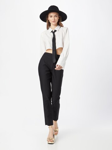 Karen Millen Normalny krój Spodnie w kant w kolorze czarny