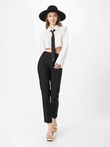 Regular Pantalon à plis Karen Millen en noir