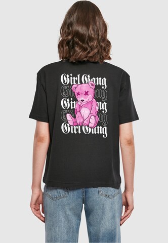 Miss Tee Тениска 'Girl Gang' в черно