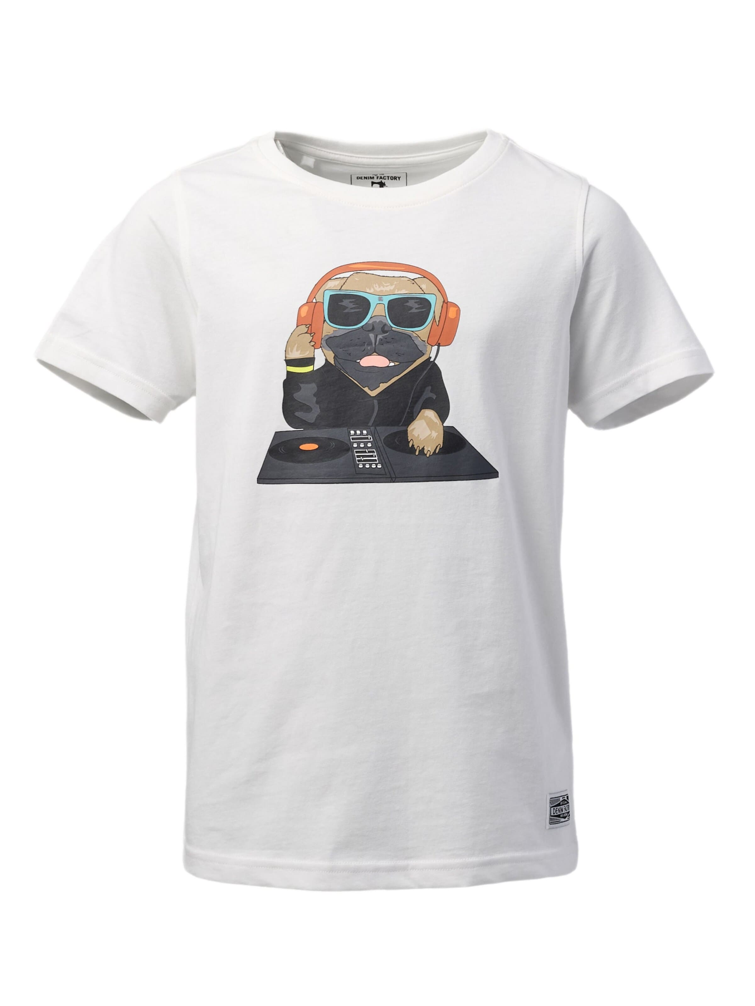 Denim Factory - Camiseta 'San Diego' en blanco: frente