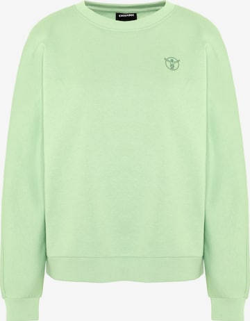 CHIEMSEE Sweatshirt in Grün: Vorderseite